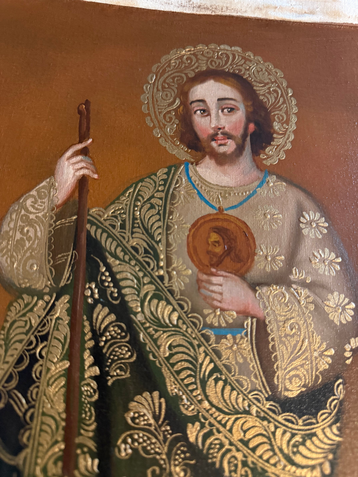 Catholic sacred art Saint Jude Thaddeus portrait