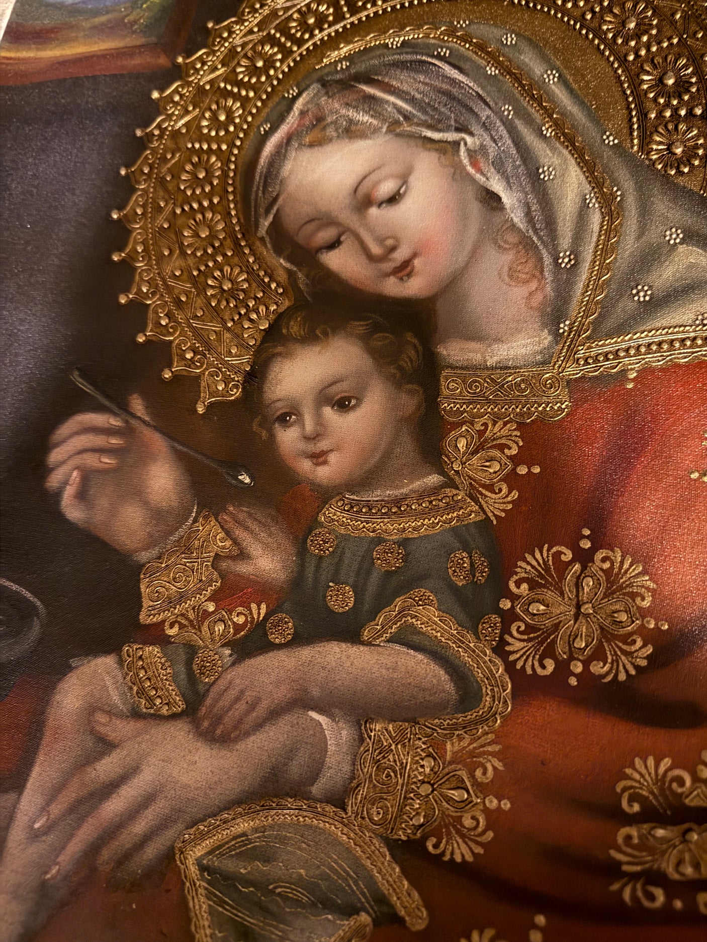 Our Lady Feeding Jesus