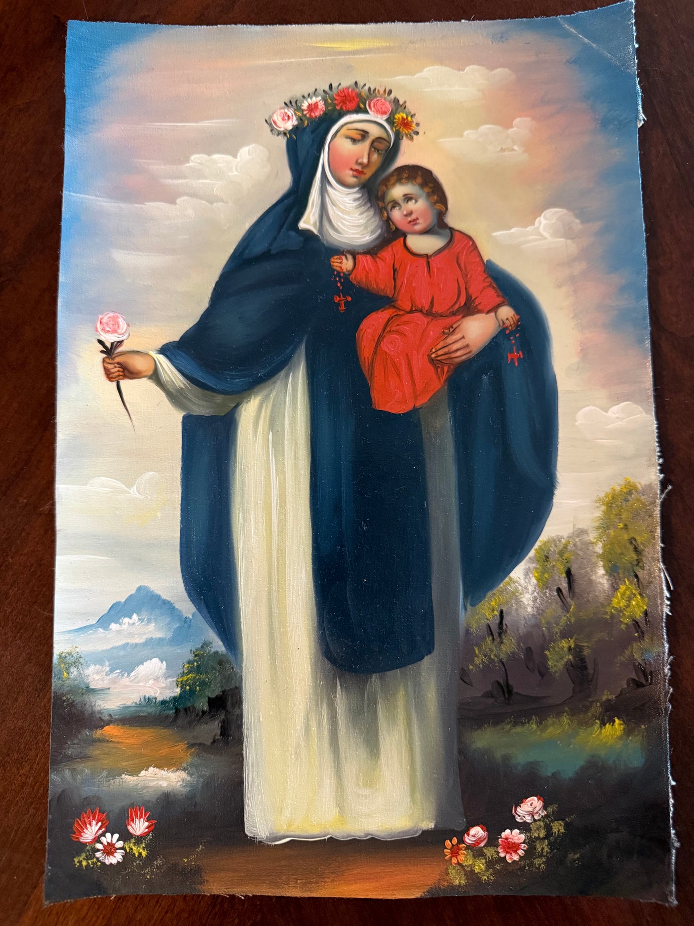 Saint Rose of Lima with Jesus