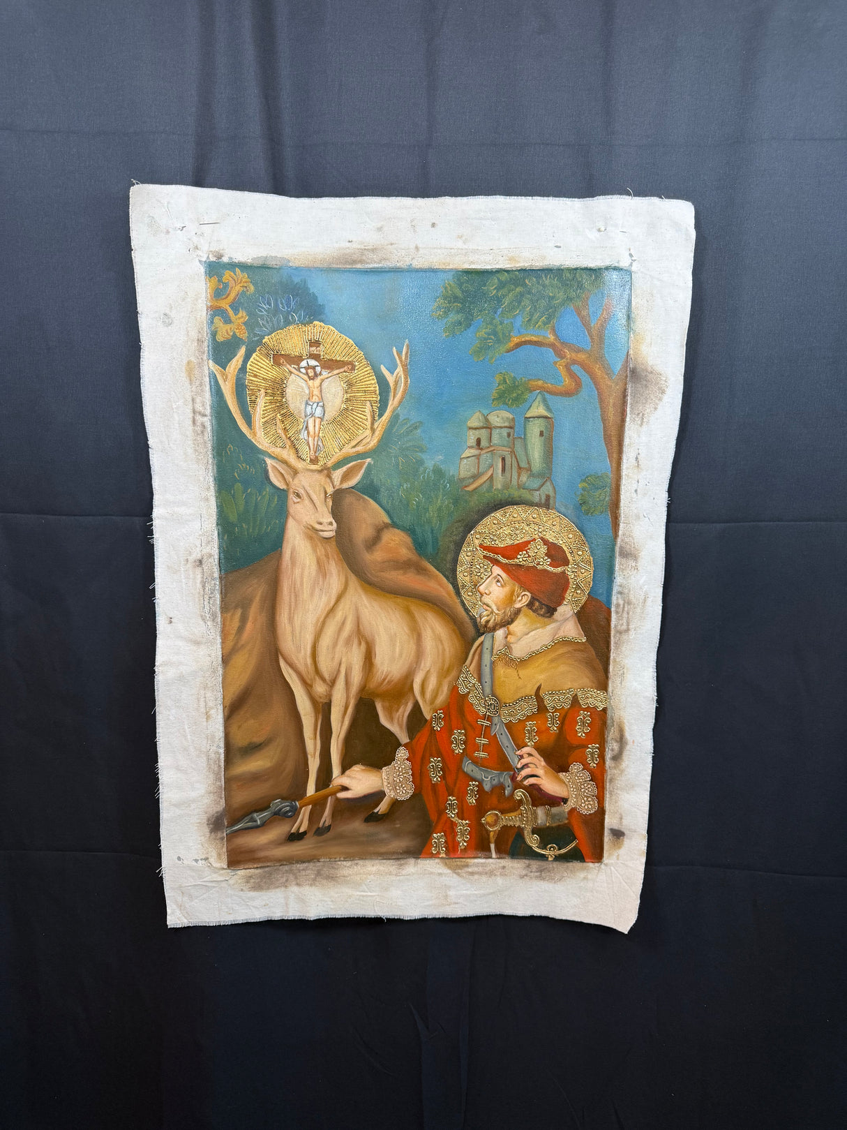 Saint Hubert. Patron Saint of Hunters