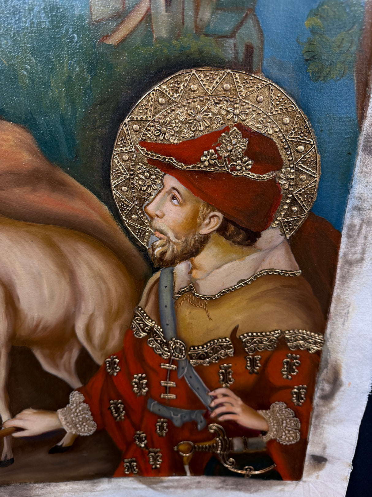 Saint Hubert. Patron Saint of Hunters