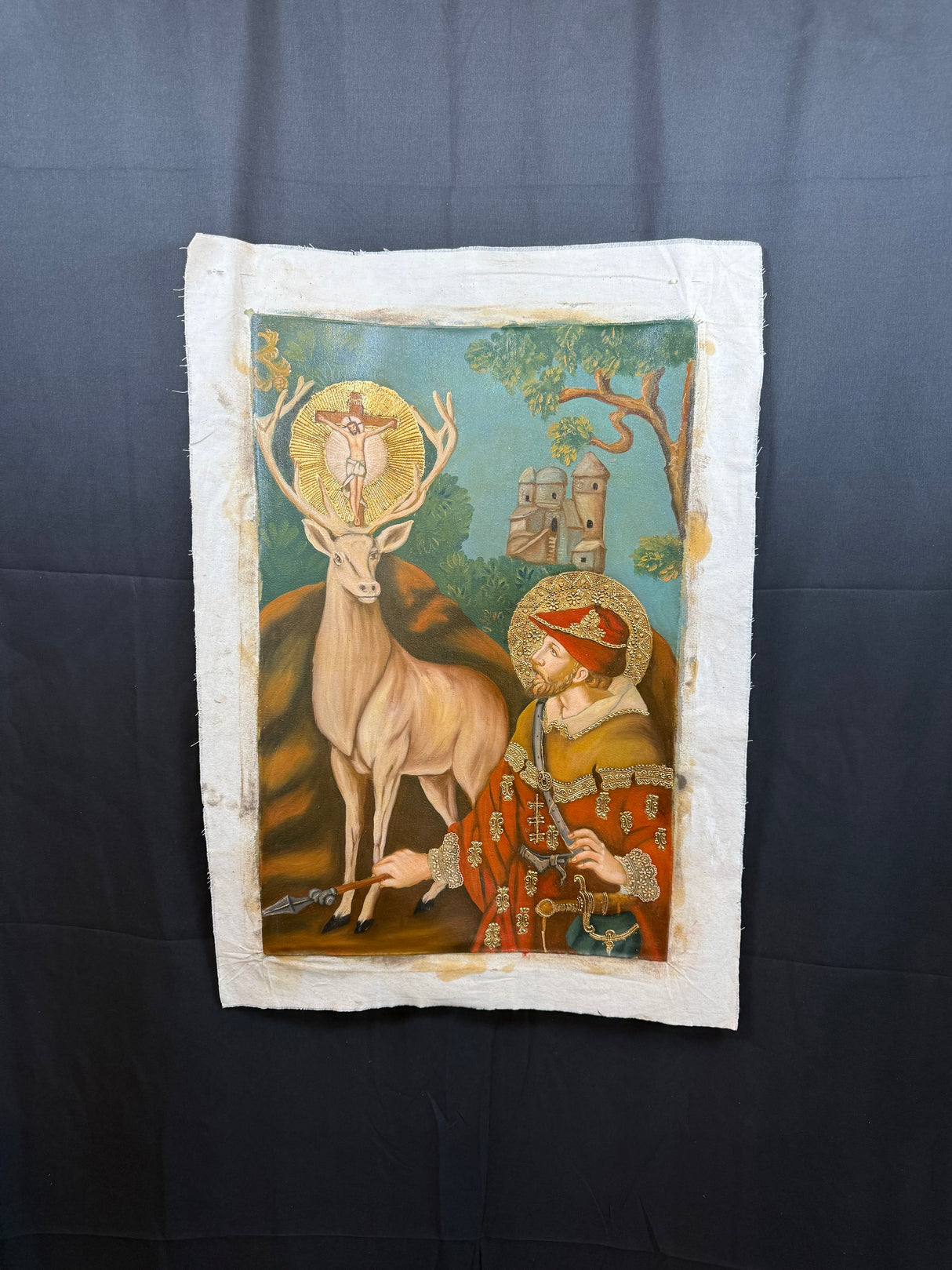 Saint Hubert. Patron Saint of Hunters