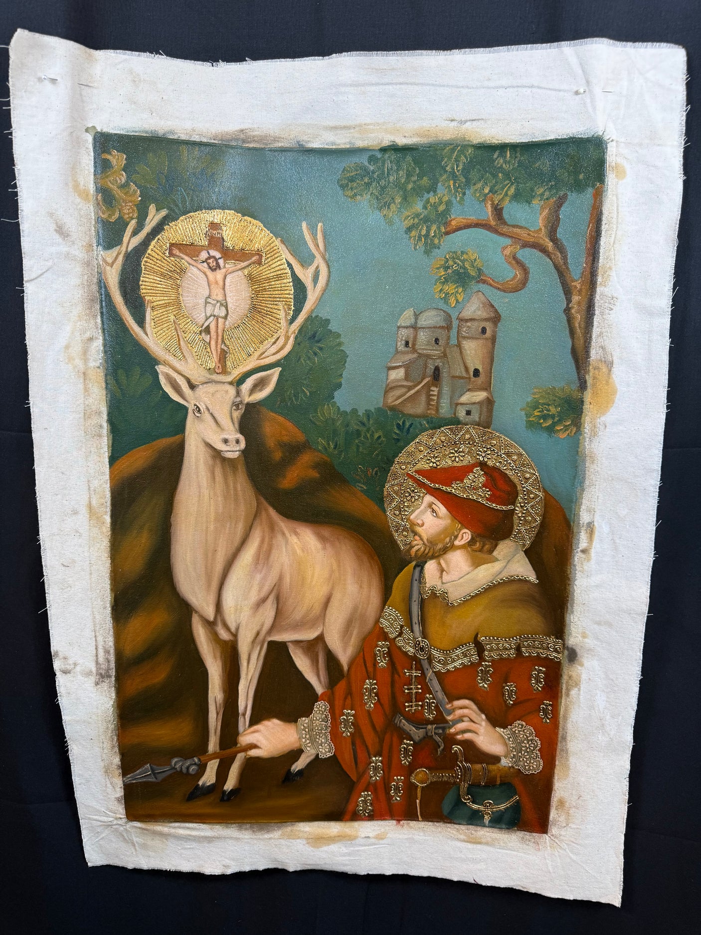 Saint Hubert. Patron Saint of Hunters