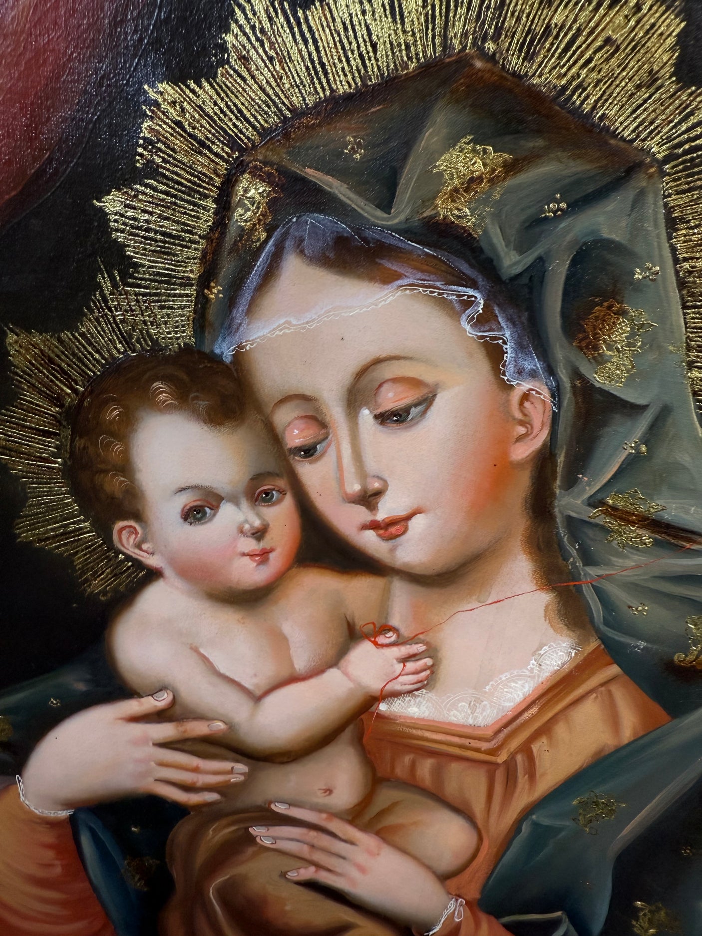 Virgin Mary and Jesus