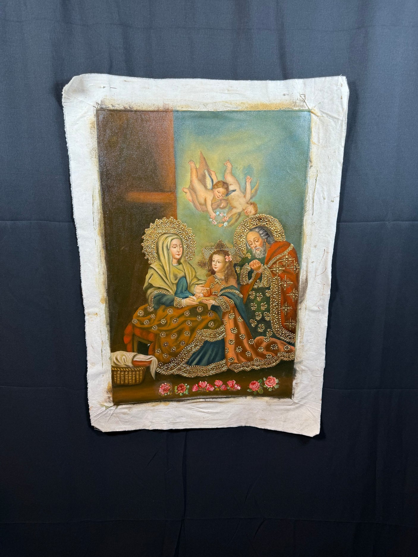 Saints Anne and Joachim with Saint Mary