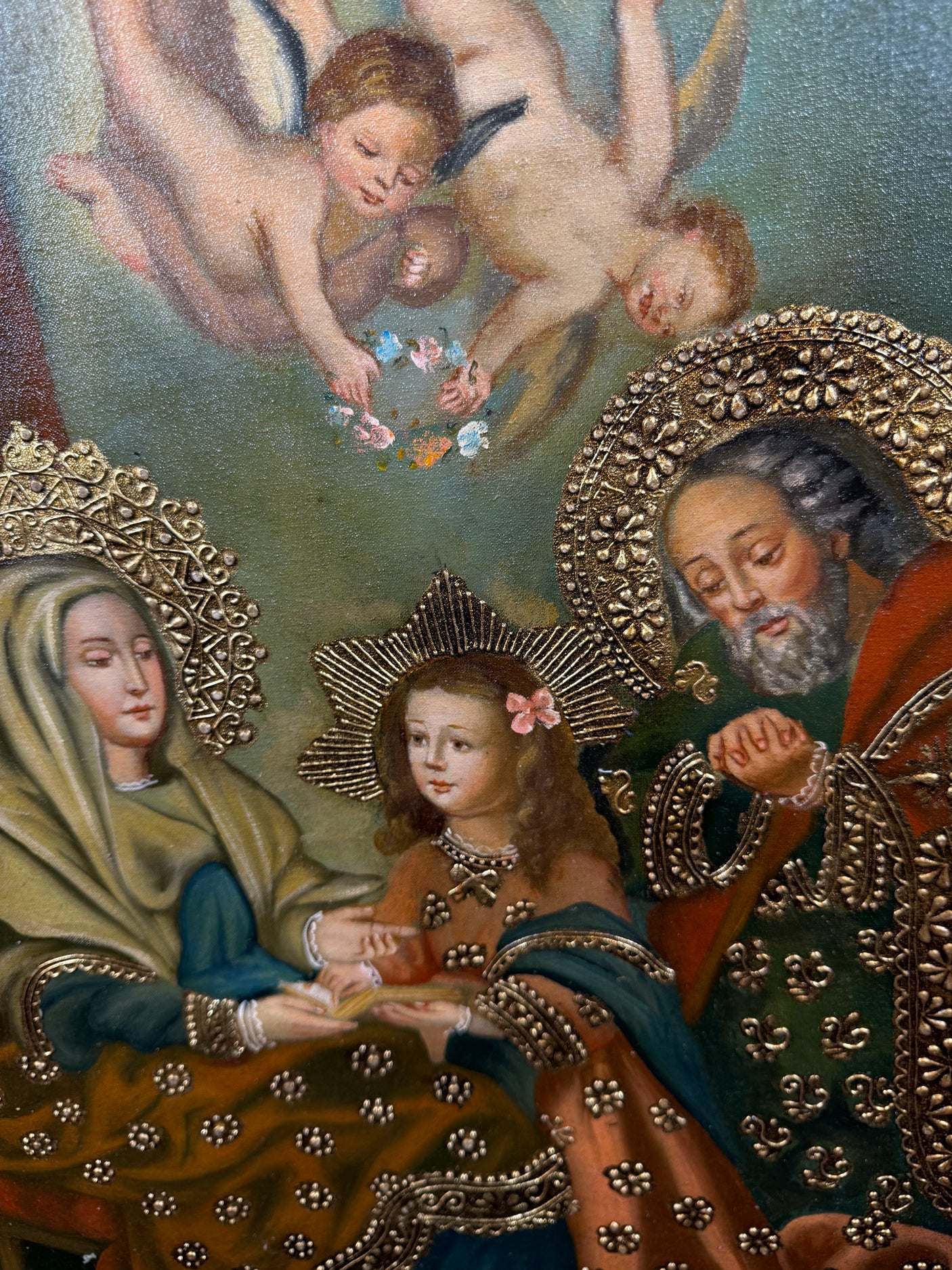 Saints Anne and Joachim with Saint Mary