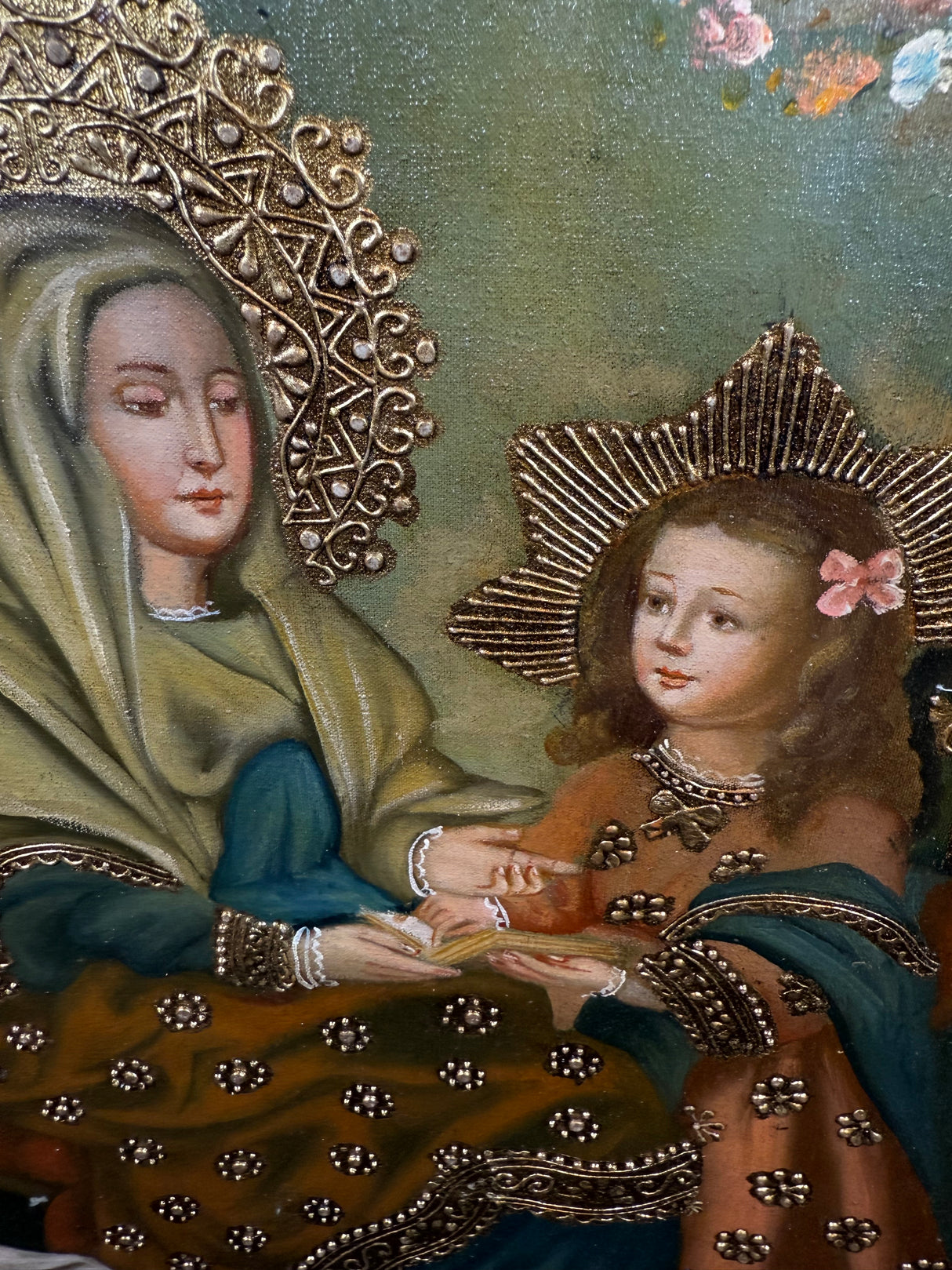 Saints Anne and Joachim with Saint Mary