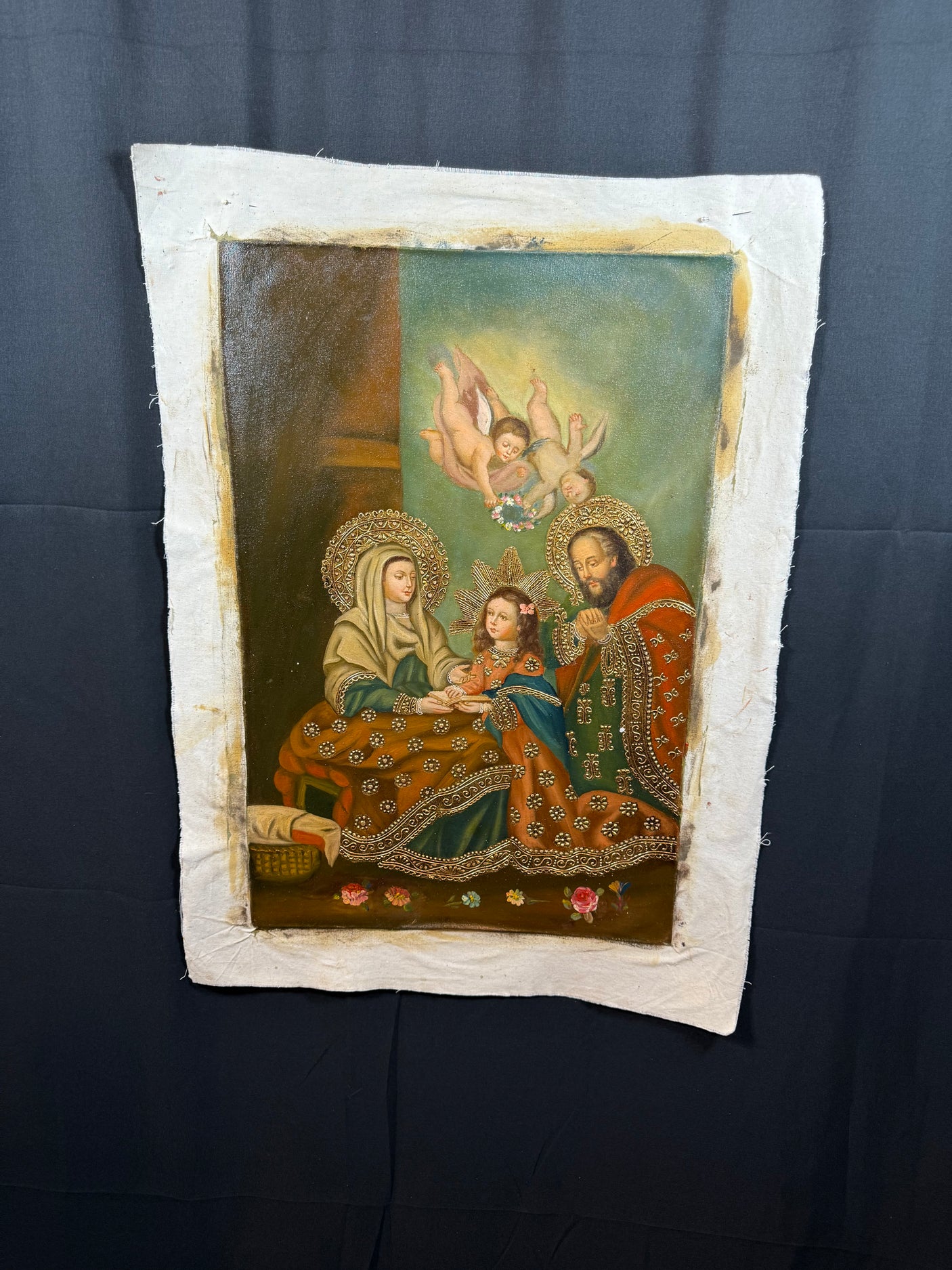 Saints Anne and Joachim with Saint Mary