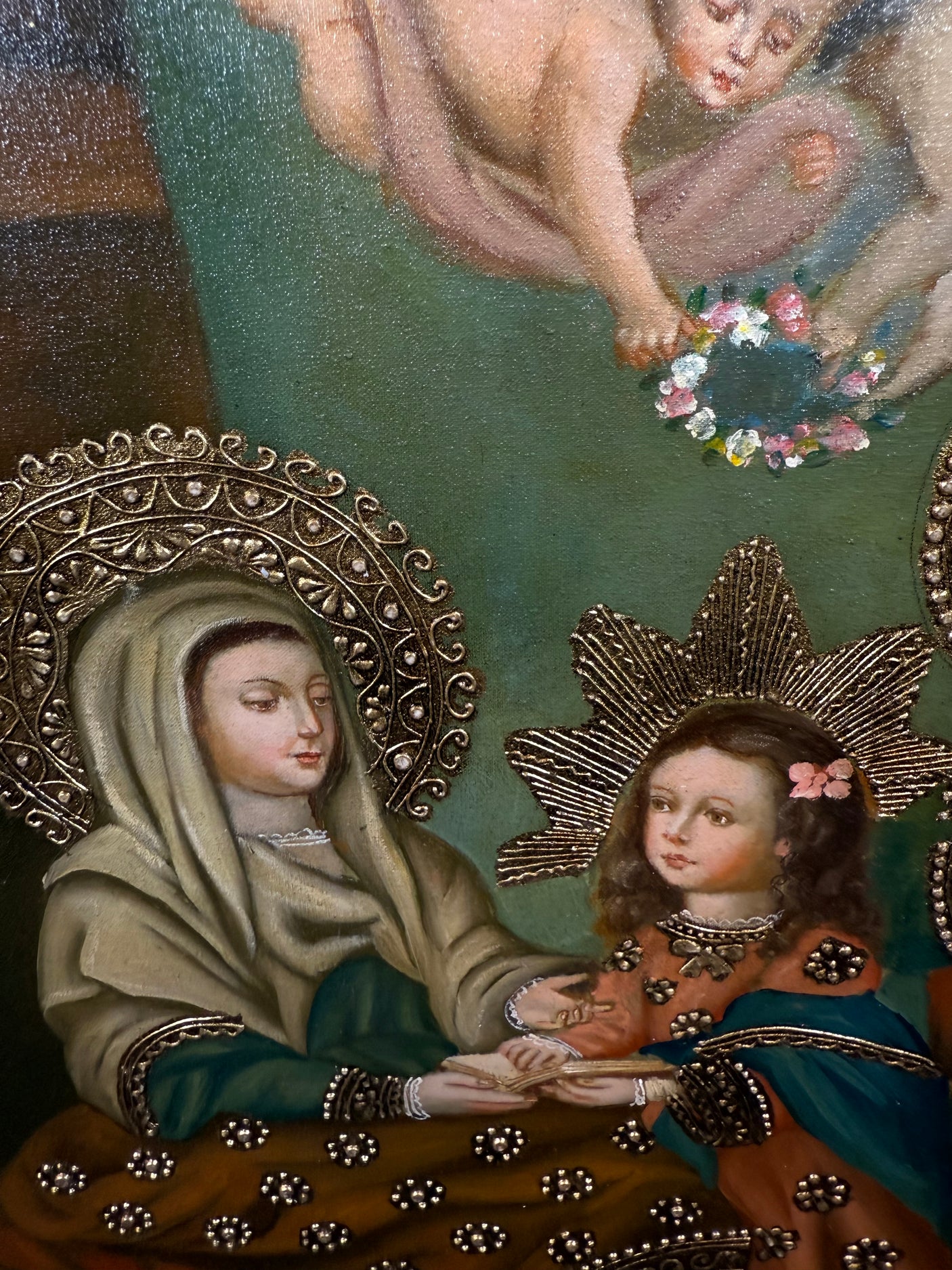 Saints Anne and Joachim with Saint Mary