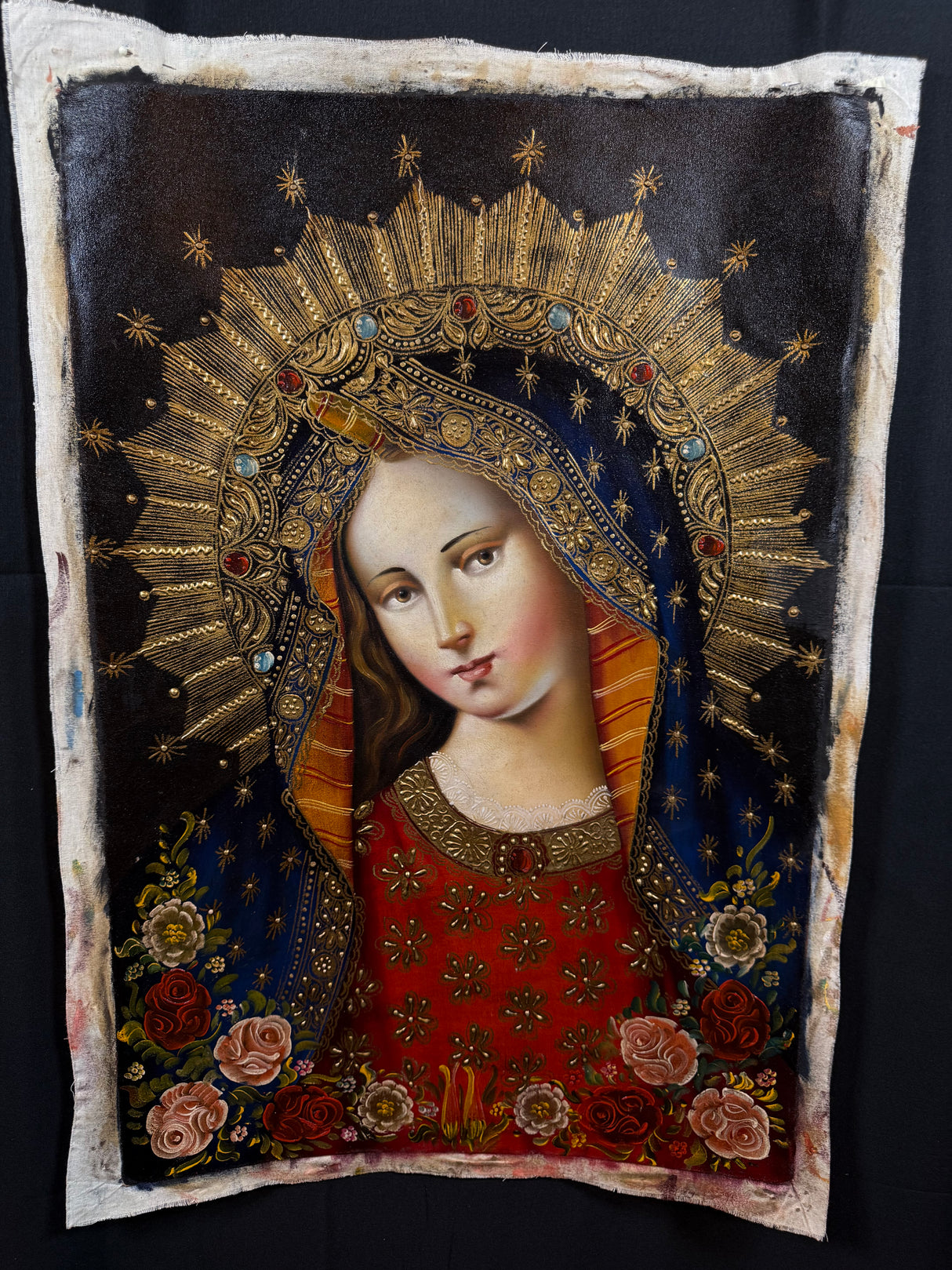 Madonna with Flowers