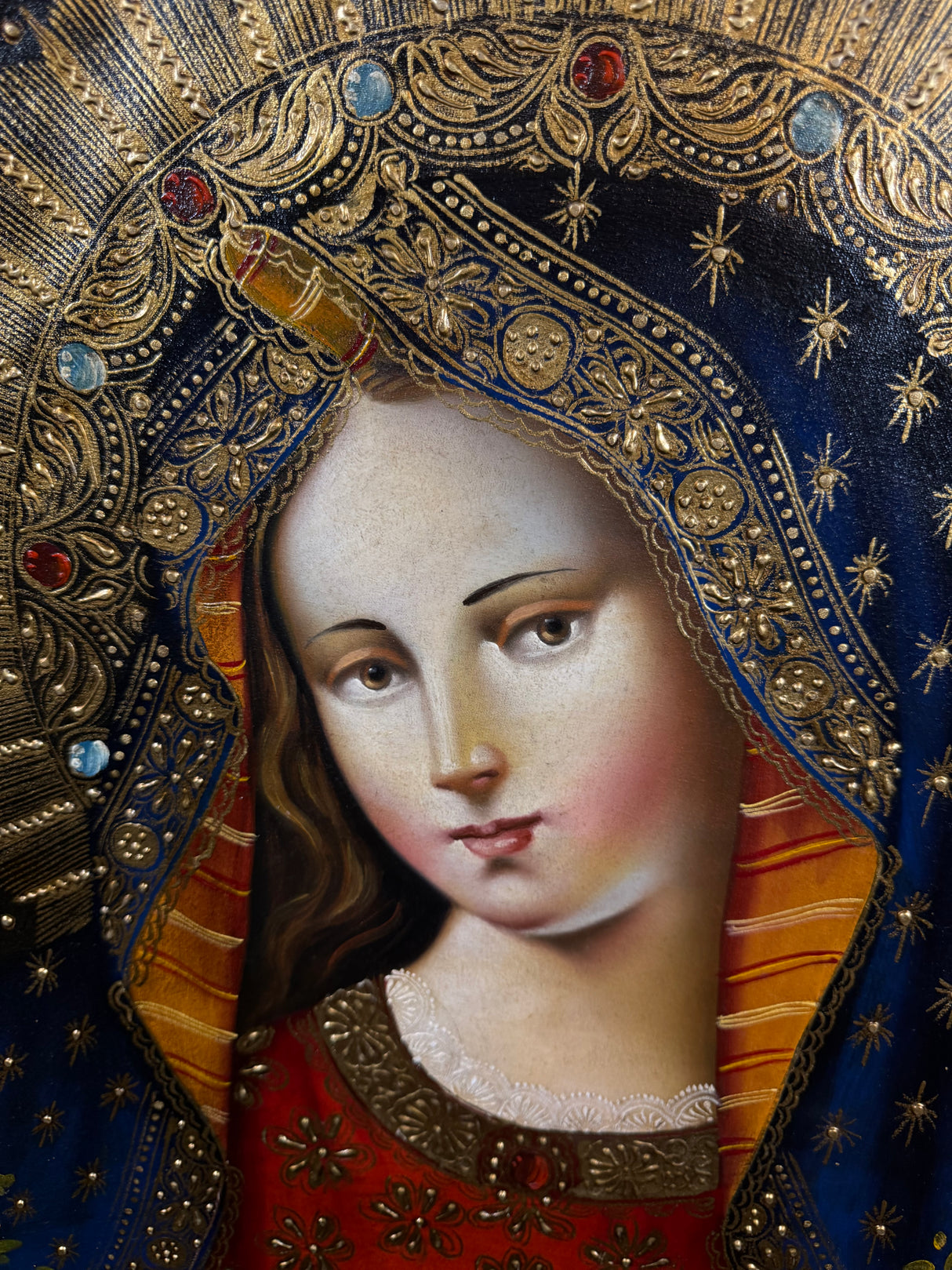 Madonna with Flowers