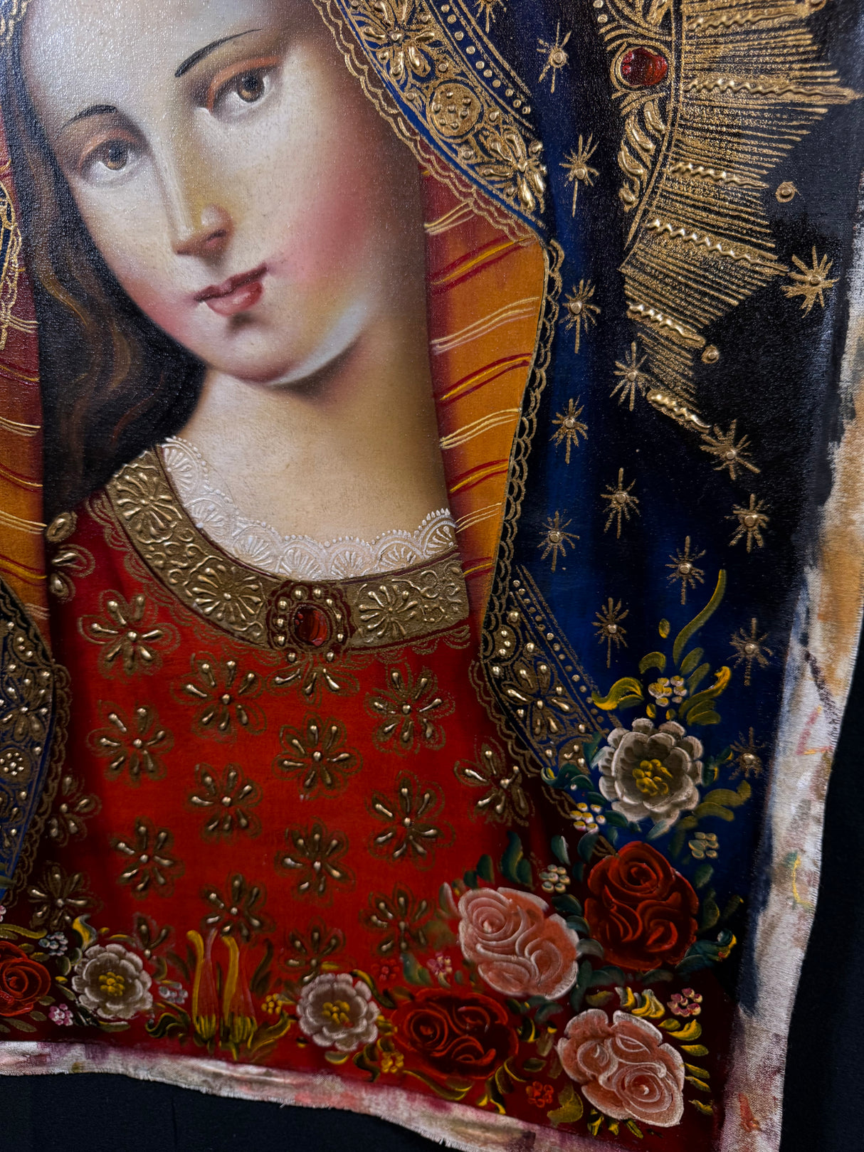 Madonna with Flowers