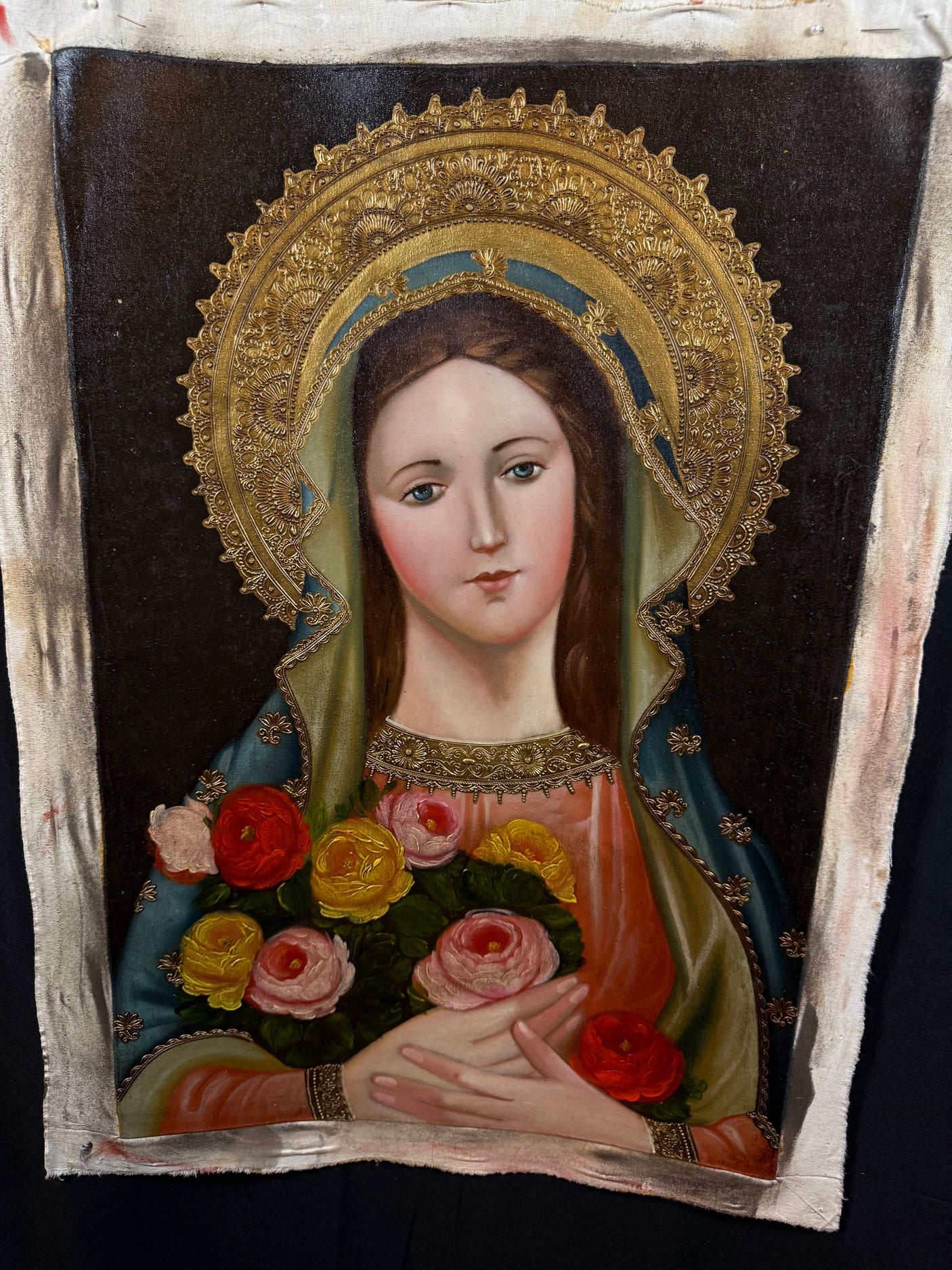 Madonna with Flowers