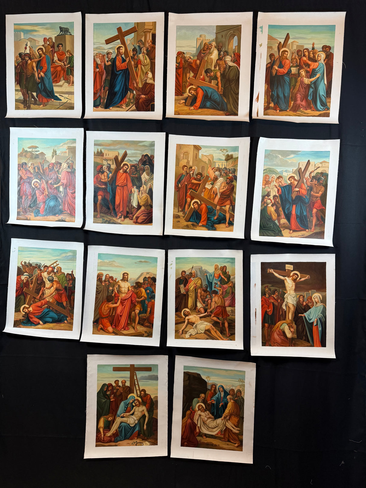 14 Stations of the Cross, set of 14