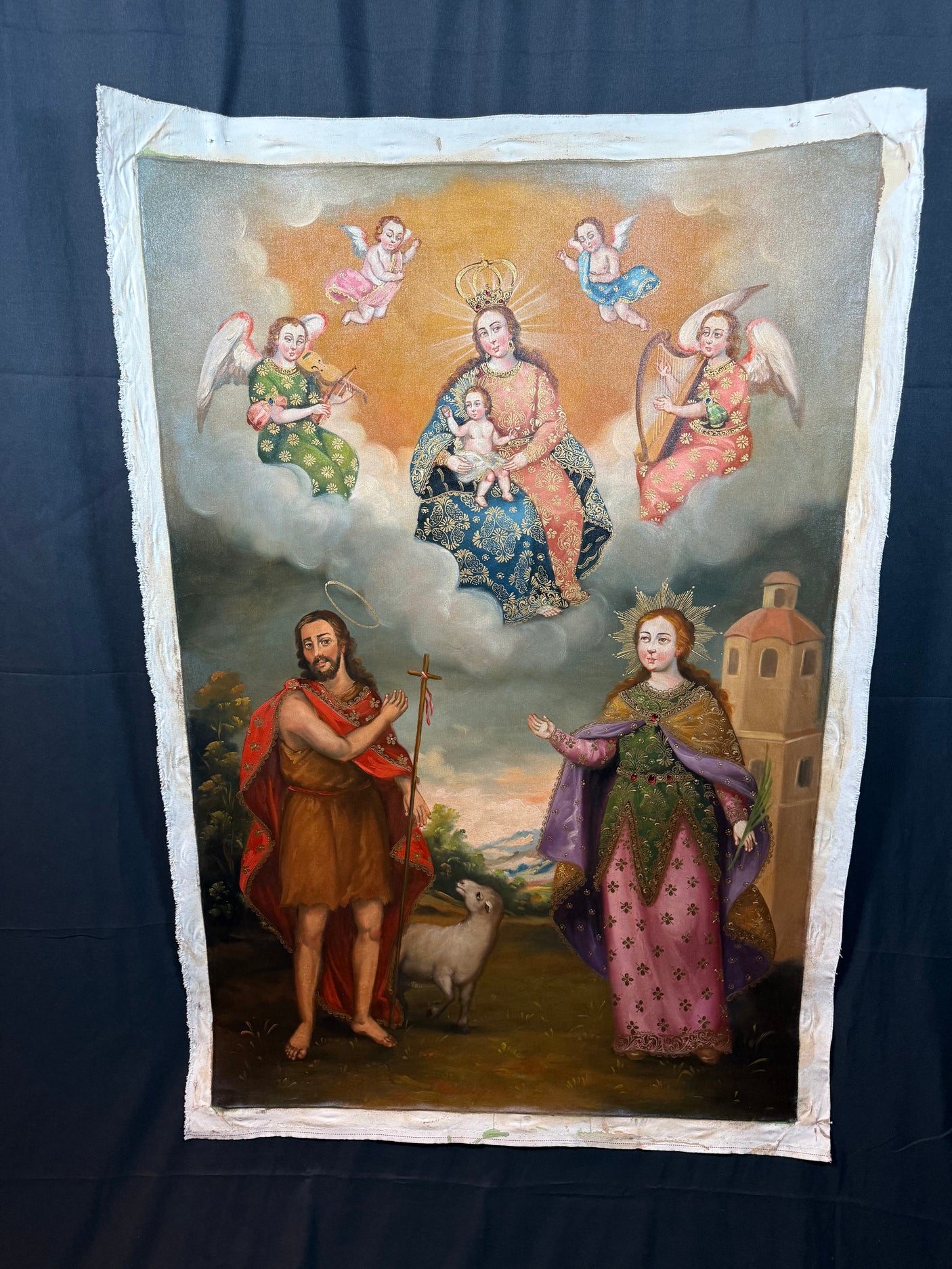 Virgin and Child with Saints Catherine of Alexandria and John the Baptist