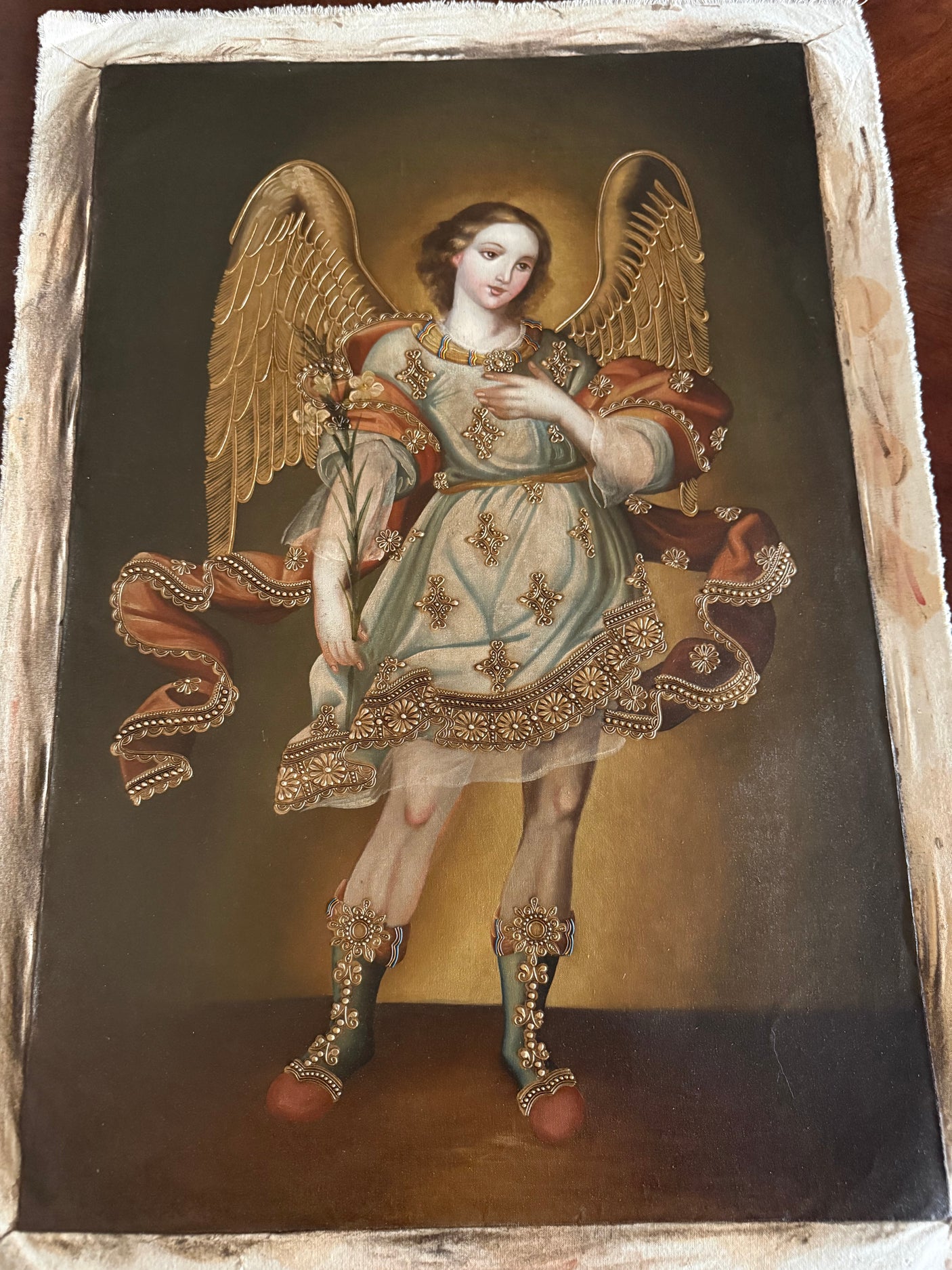 Angel with Lillies