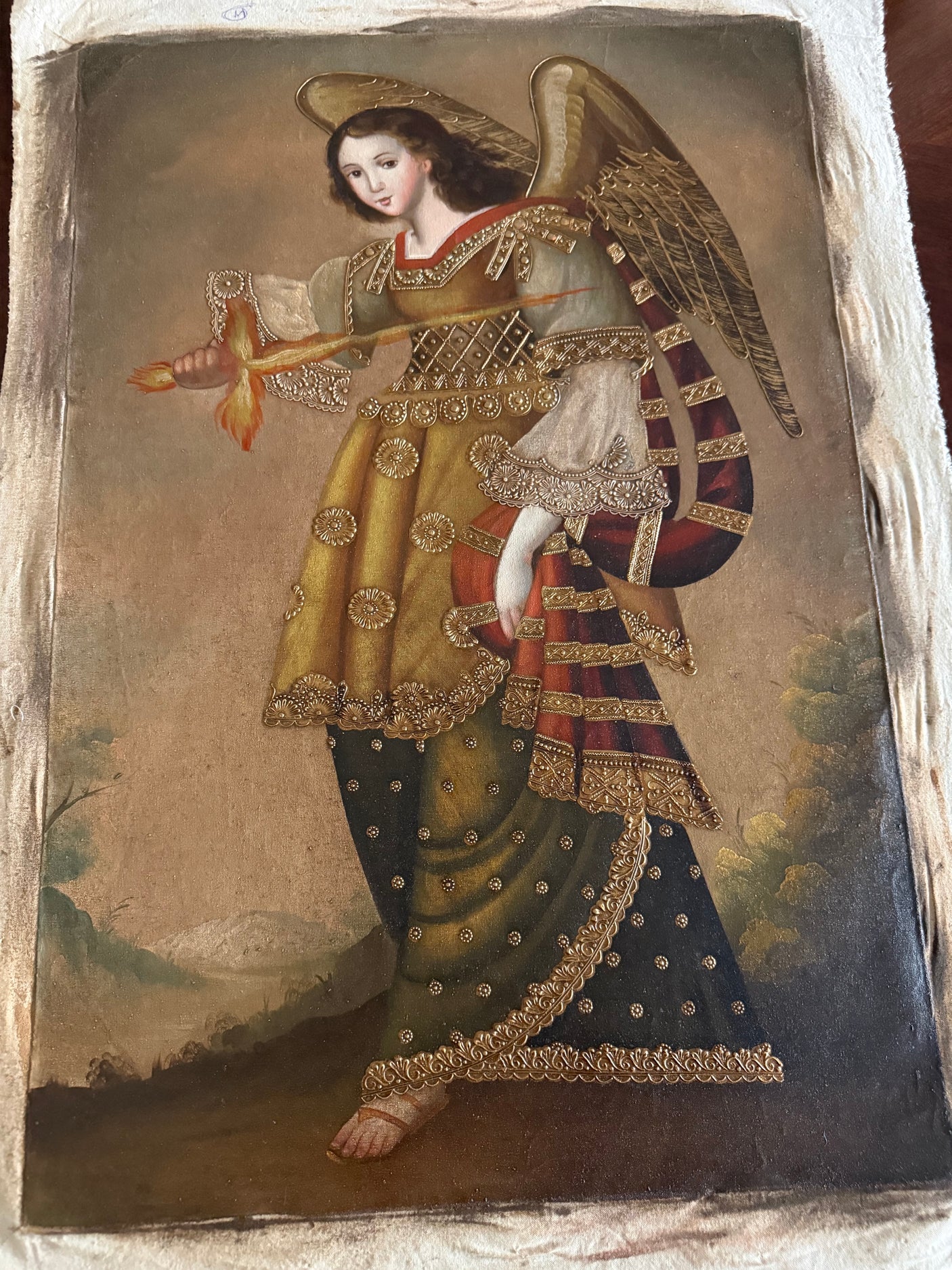 Archangel with Flaming Sword