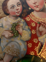 Our Lady with Jesus and Grapes