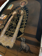 Catholic artwork of Saint Martin de Porres from Peru