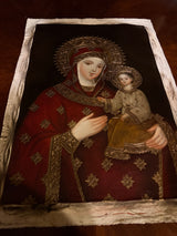 Catholic Marian artwork in Cusco School style