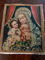 Our Lady with Jesus and Grapes