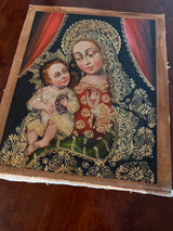 Our Lady with Jesus and Grapes
