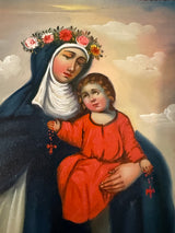 Saint Rose of Lima with Jesus