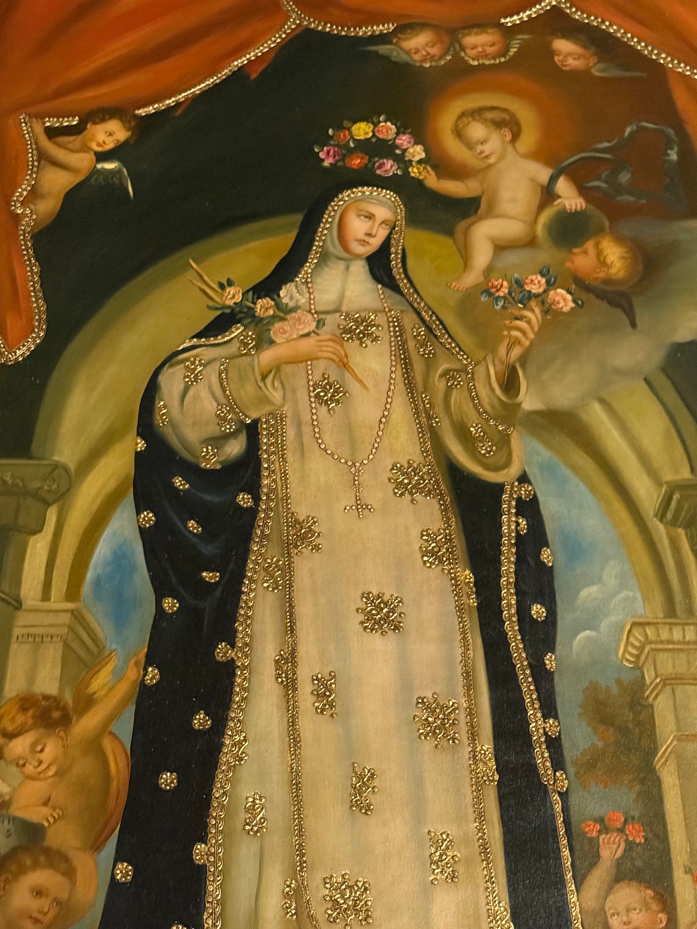 Saint Rose of Lima with Child Jesus