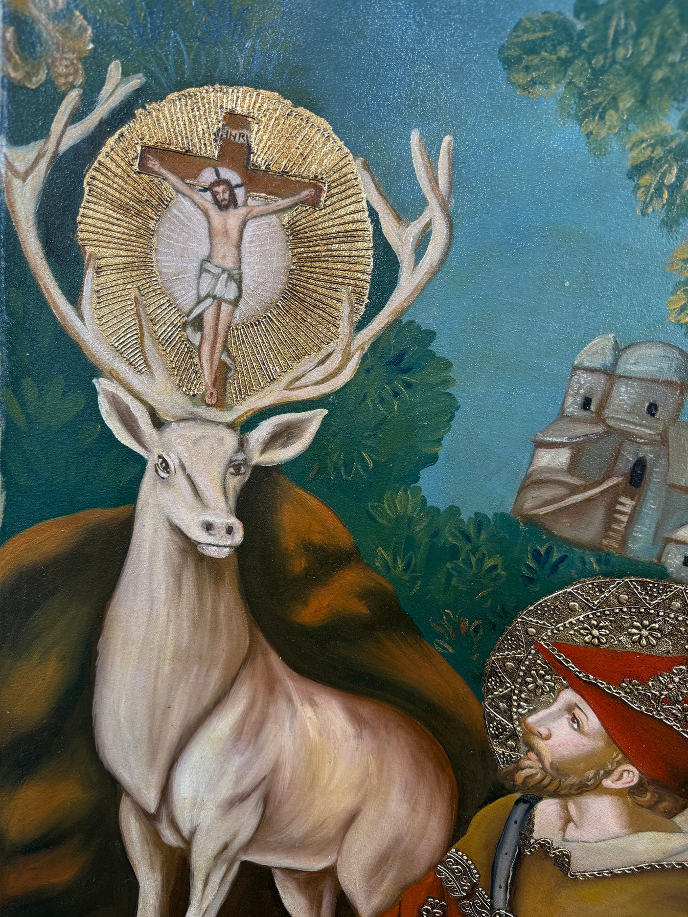 Saint Hubert. Patron Saint of Hunters