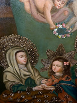 Saints Anne and Joachim with Saint Mary