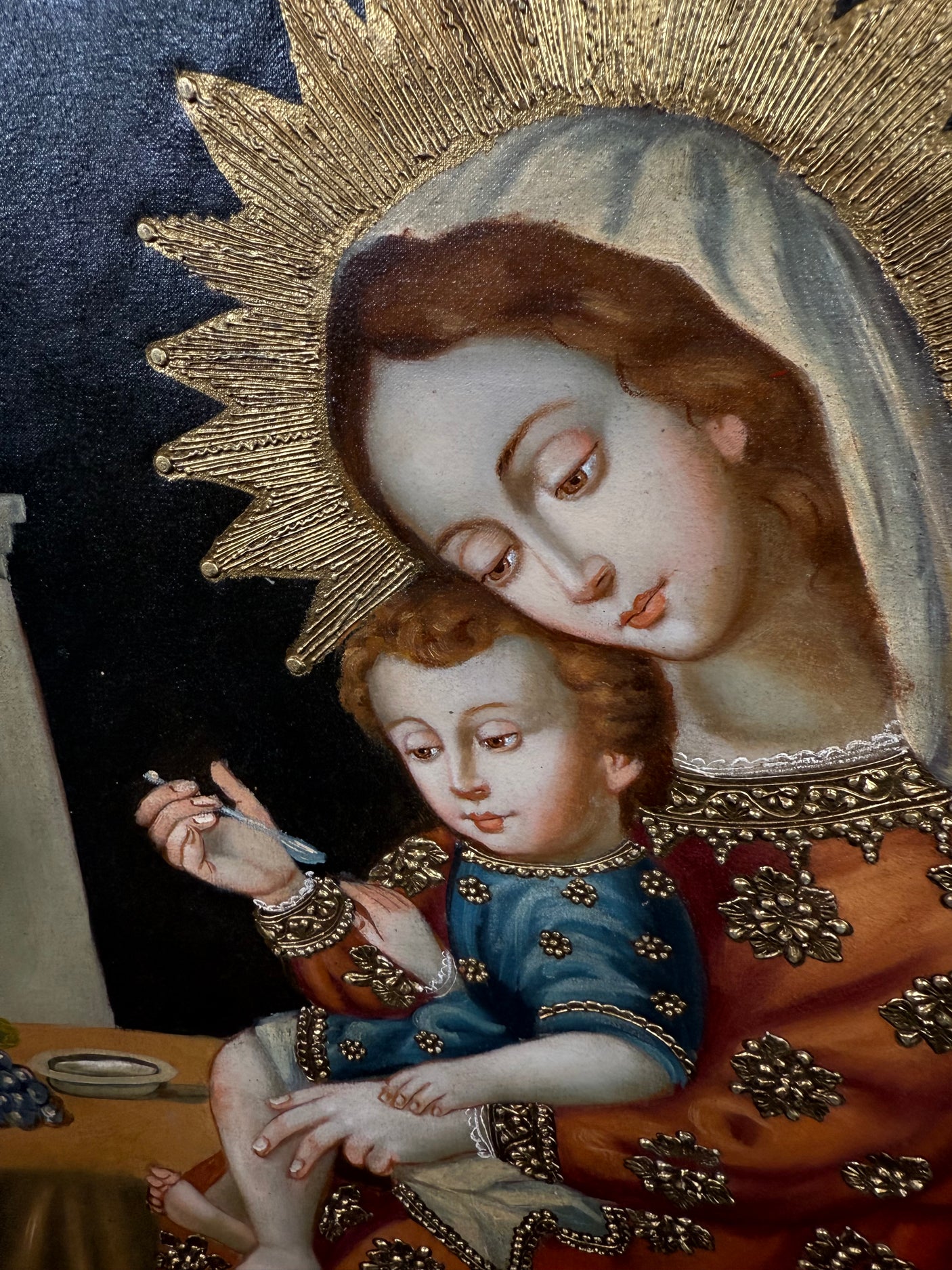 Mary Feeding Jesus
