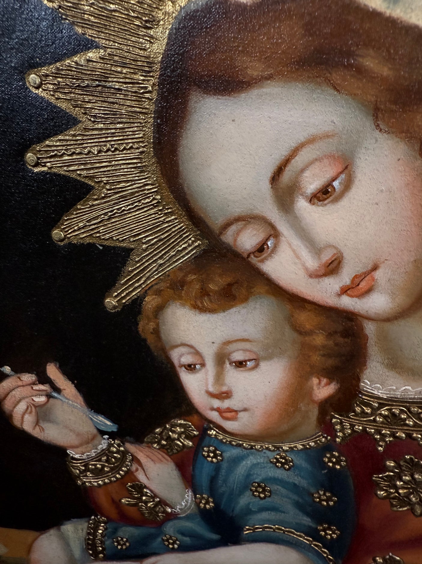 Mary Feeding Jesus