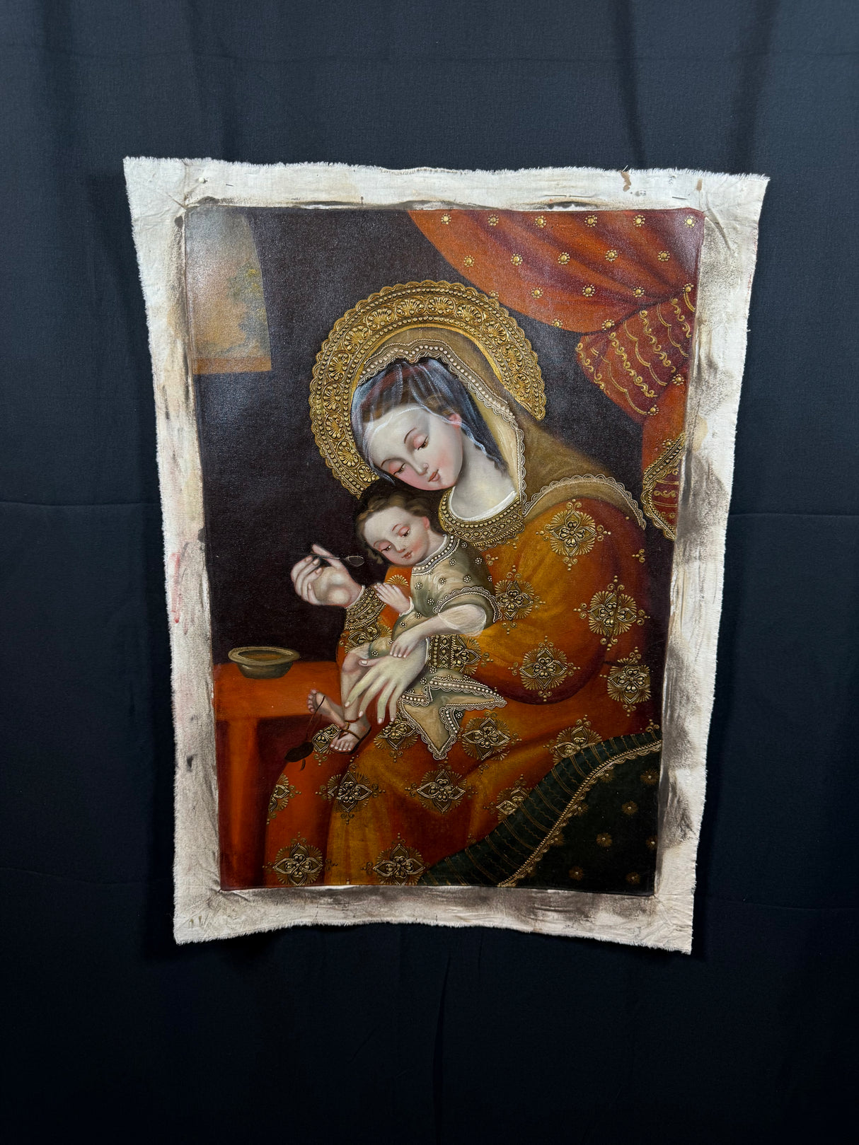 Mary Feeding Jesus