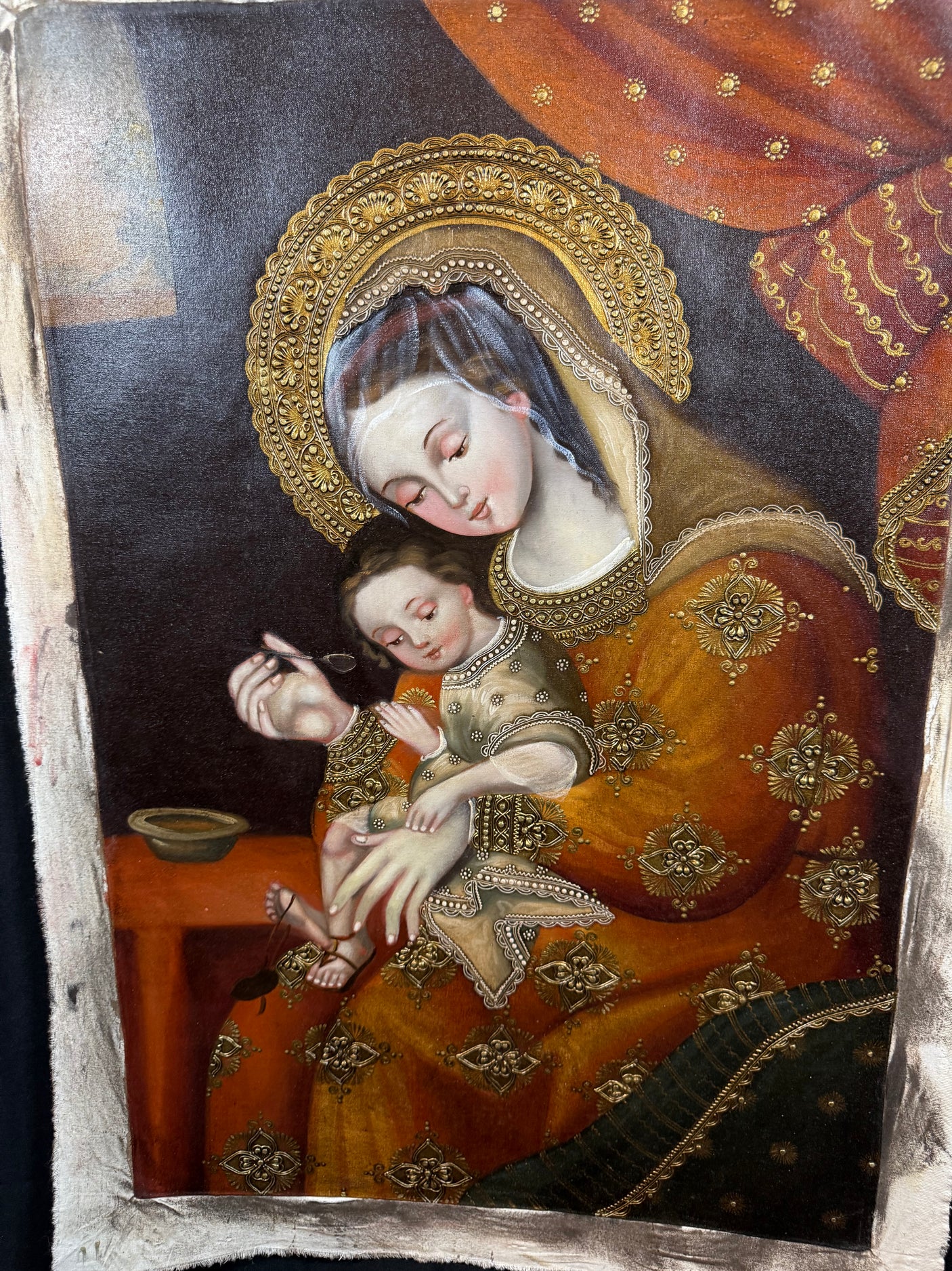 Mary Feeding Jesus