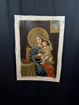 Our Lady with Jesus and Grapes