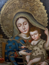 Our Lady with Jesus and Grapes