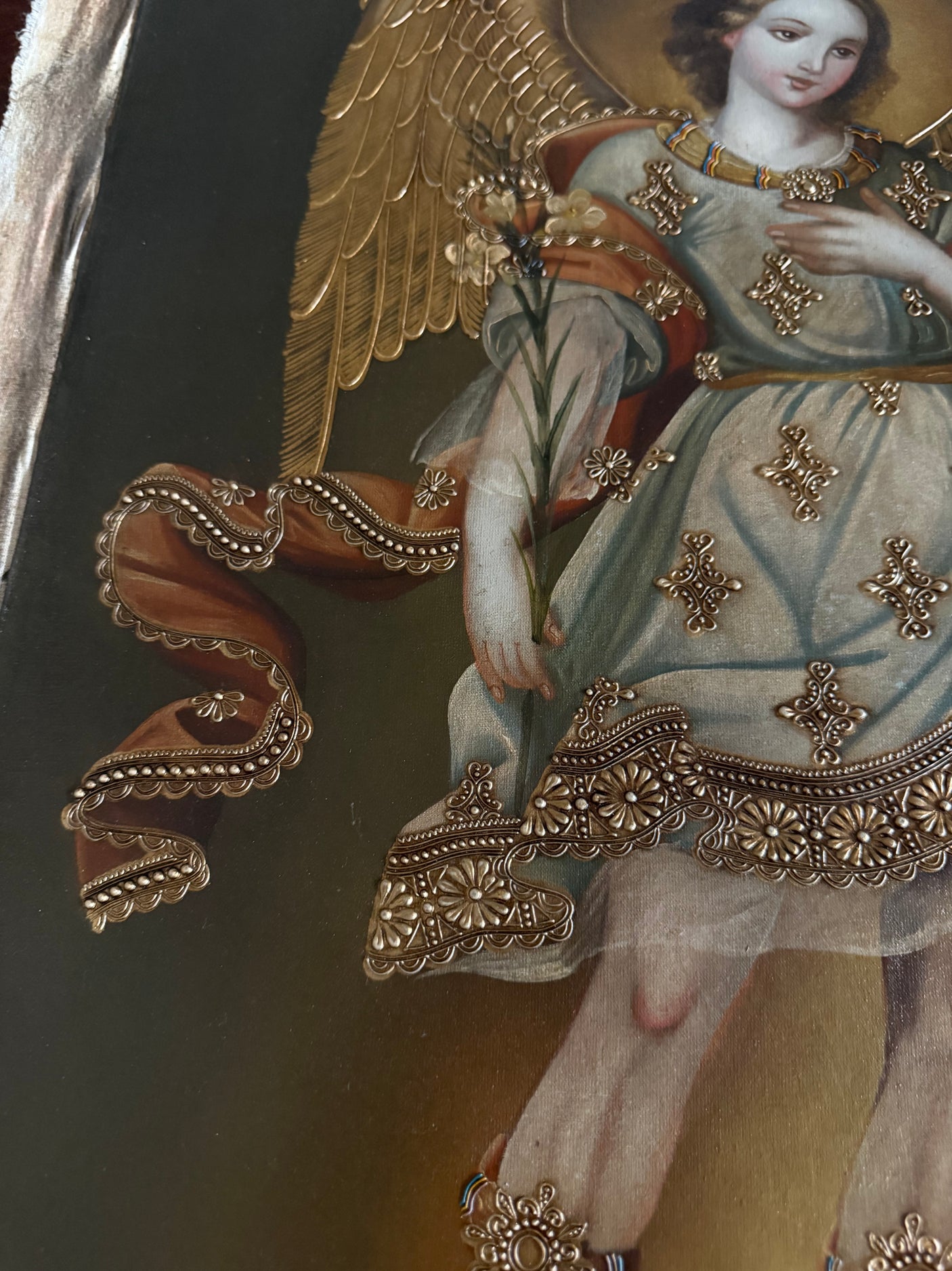 Angel with Lillies