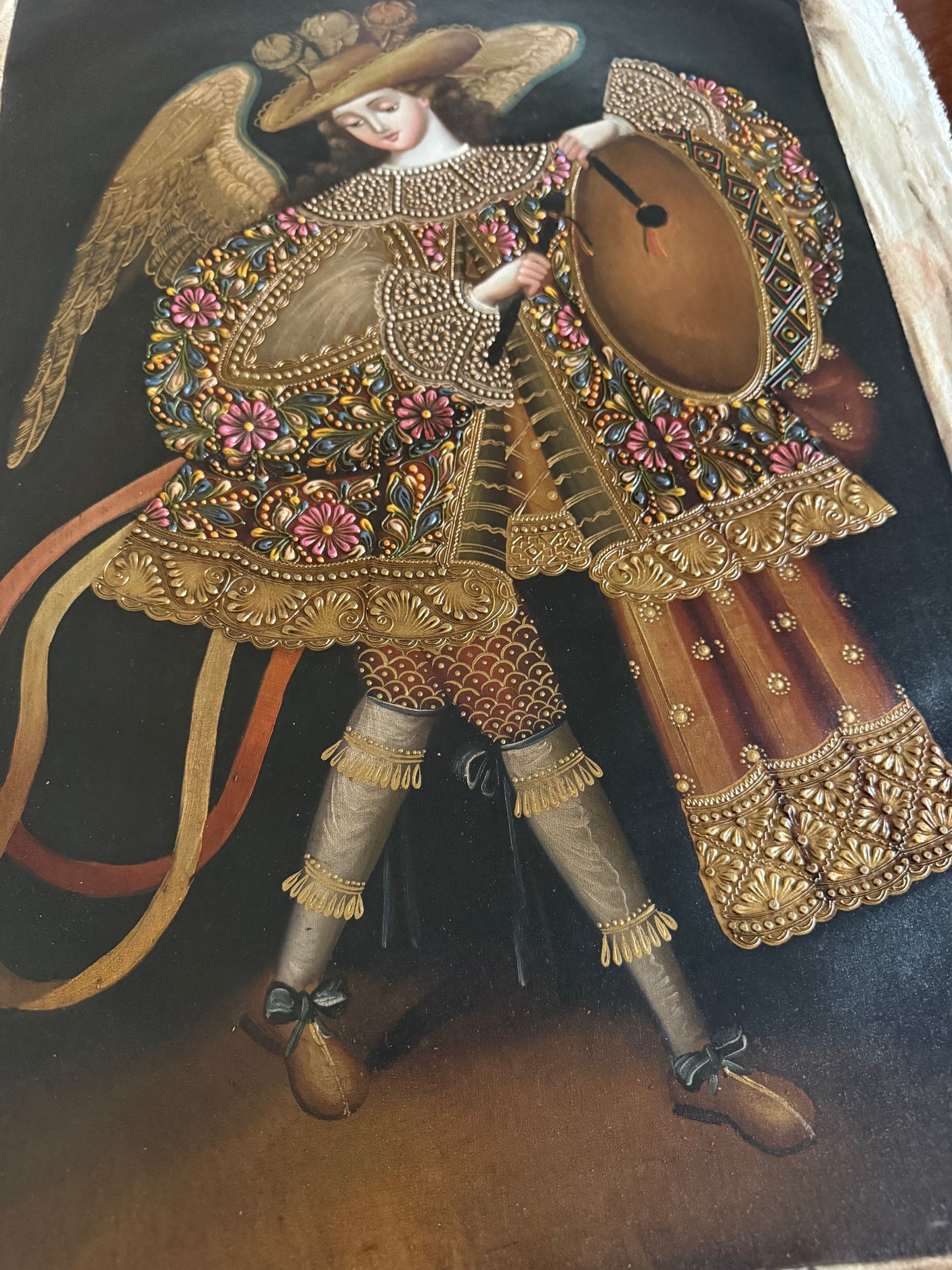Angel with Tambourine
